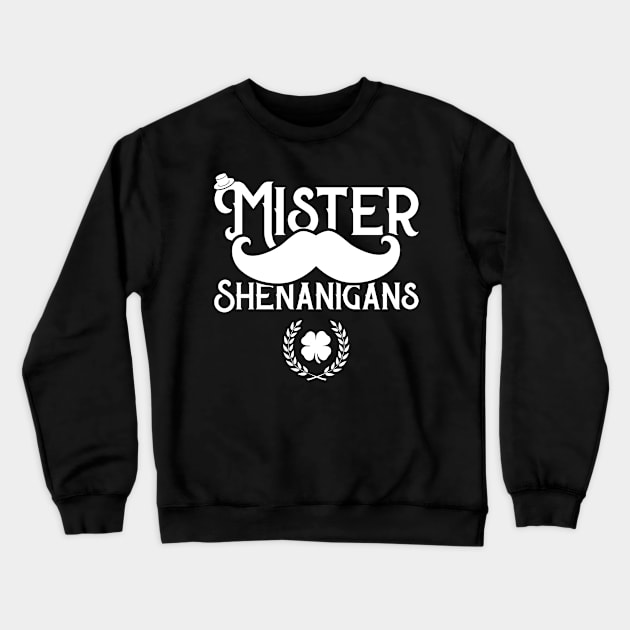 Mr. Shenanigans Cute Cunny St Patricks Day Crewneck Sweatshirt by trendingoriginals